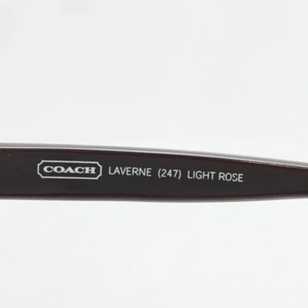 Coach Laverne (247) Light Rose 50-18-135mm Eyeglass FRAMES ONLY - GOOD CONDITION